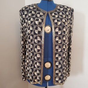 Sequin vintage blazer, size L